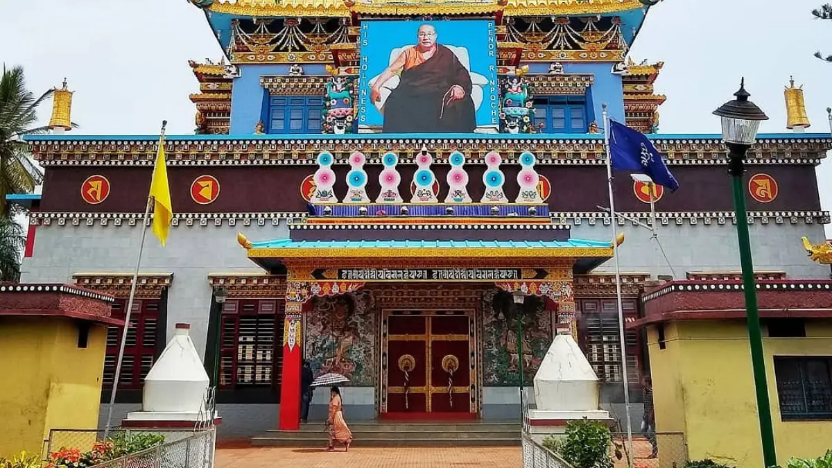 Tibetan Monastery Golden Temple Coorg: A Serene Abode of Spirituality 3 Tibetan Monastery Golden Temple Karnataka